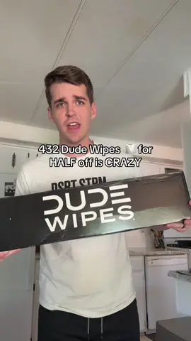 On bro 400+ dude wipes for this price is crazy tbh #dudewipes #flushablewipes #tiktokmademebuyit 