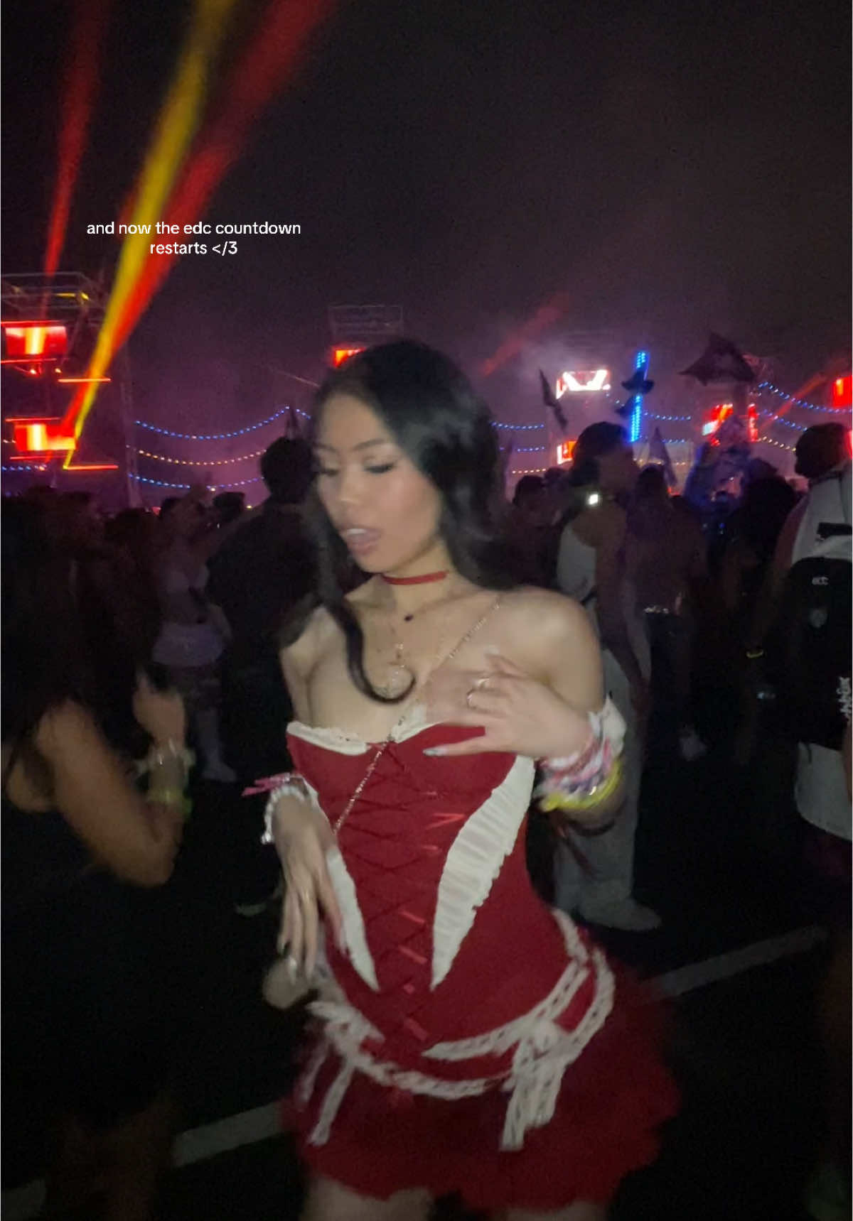 how is edc over already #ravetok #ravegirl #raveoutfit #edc 