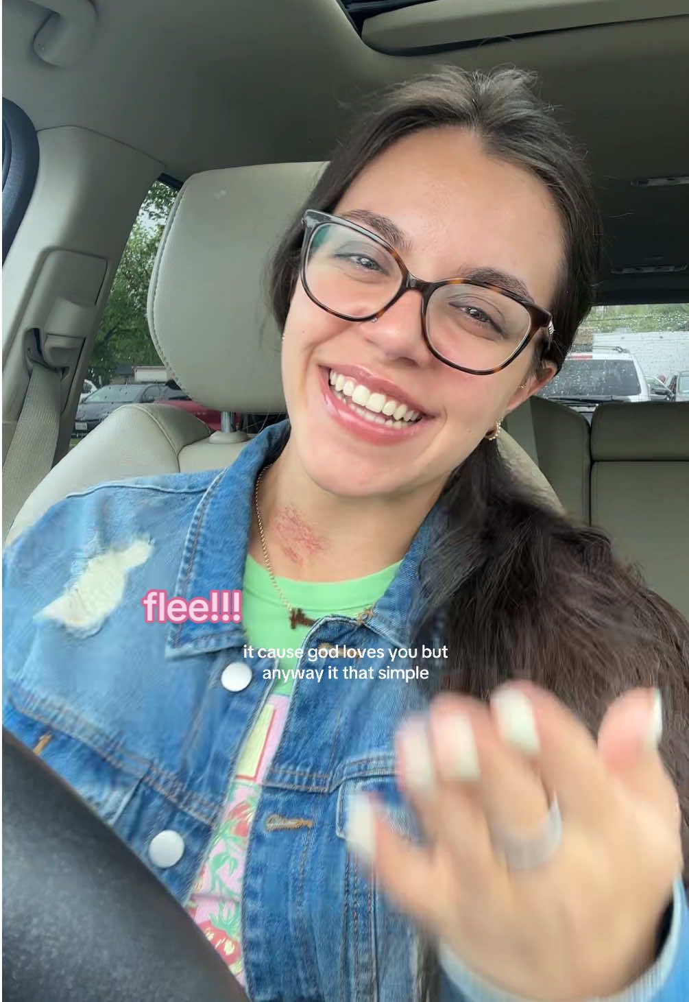like remember who we serve as king & that the enemy is under your foot 🦶 DUH kk love u byeeee