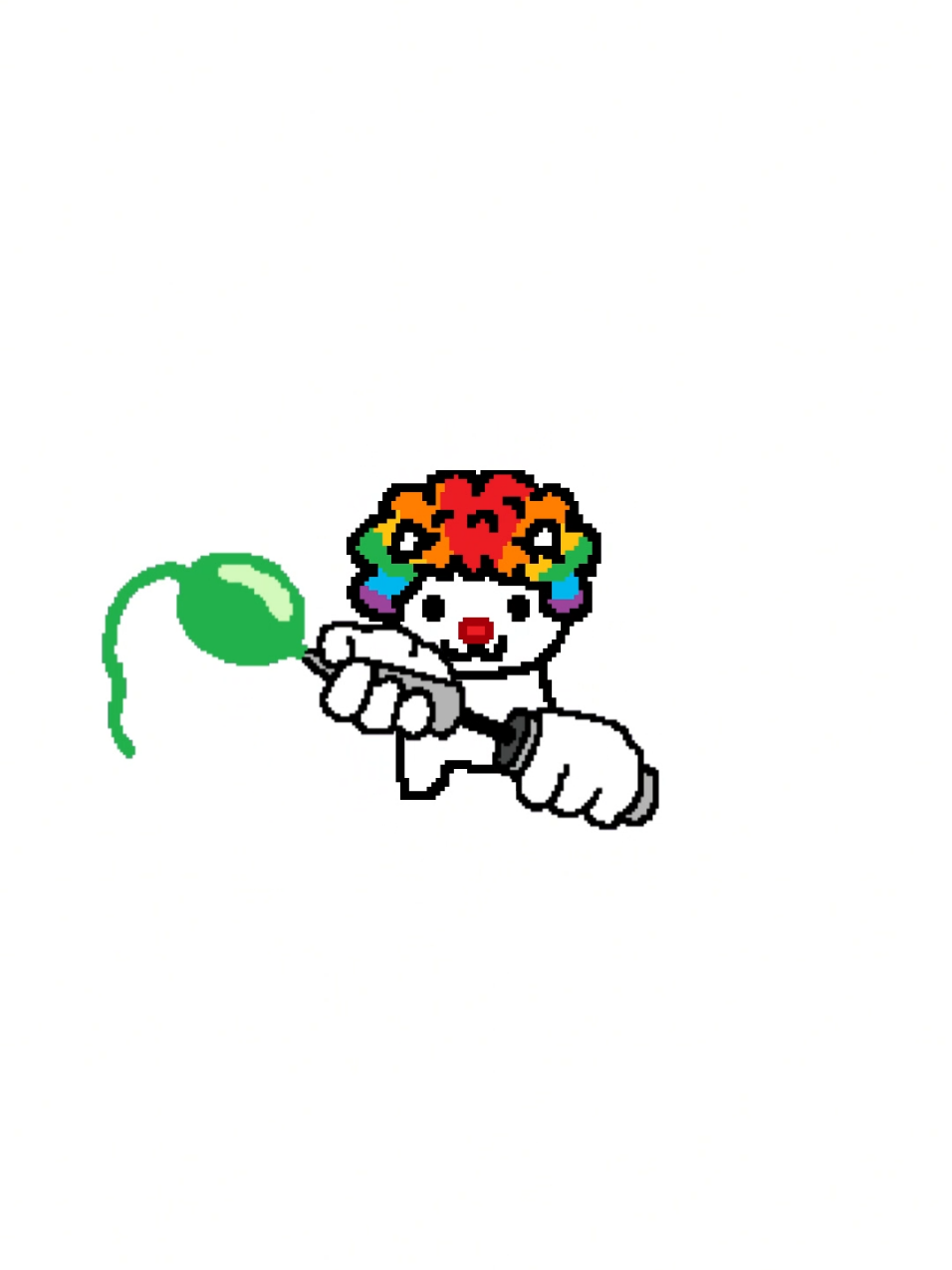 A gift for you 🎈 clown 🤡  #funnyanimation #cat #fpyシ #catmeme #kawaii #おすすめ #catsoftiktok #sillycat #clown #fyp 