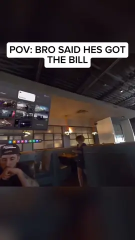 bro did indeed pay for the bill 