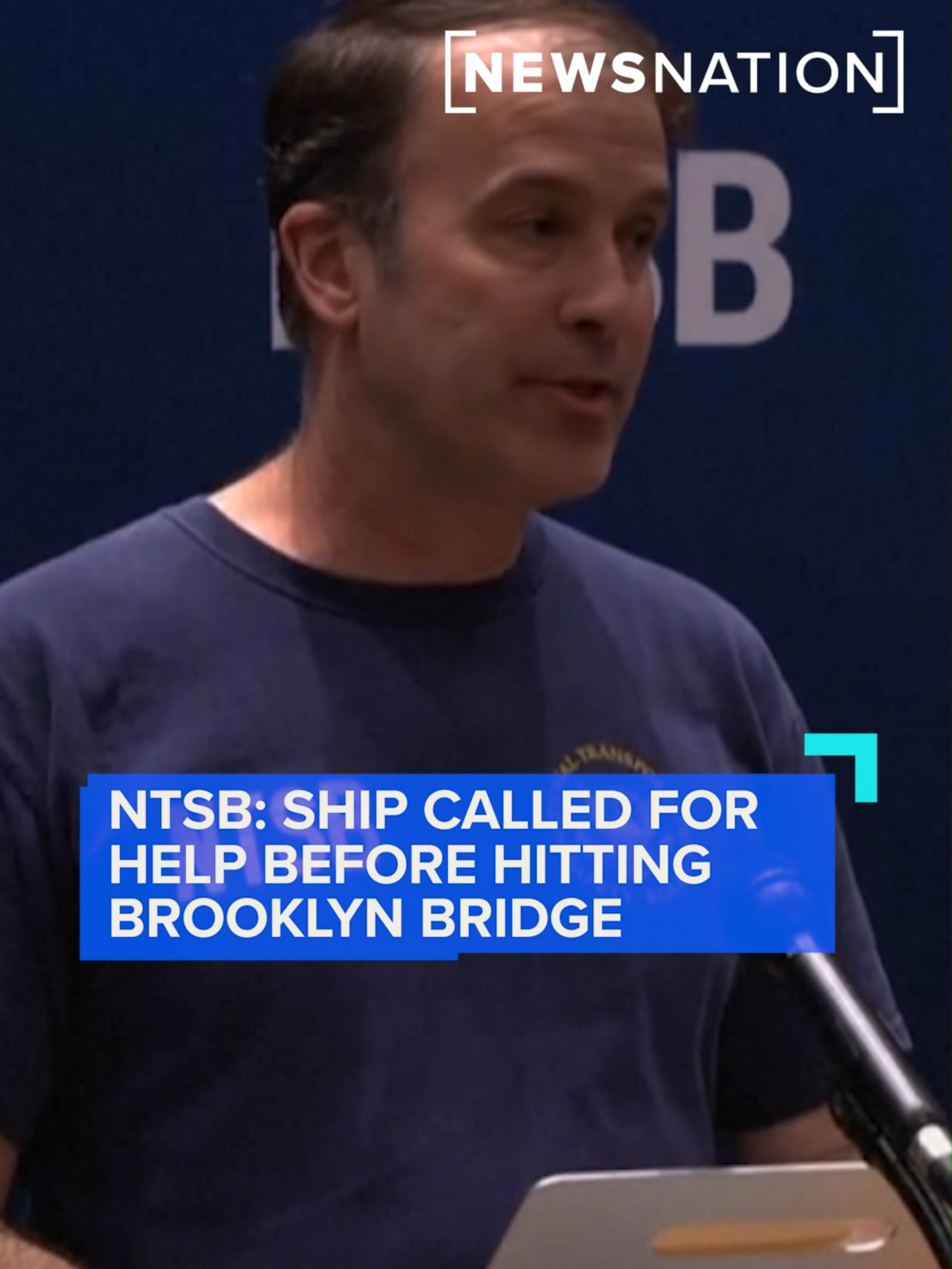 The Mexican naval training ship that collided with the Brooklyn Bridge made multiple calls for assistance before the vessel hit the structure, according to an NTSB investigator.