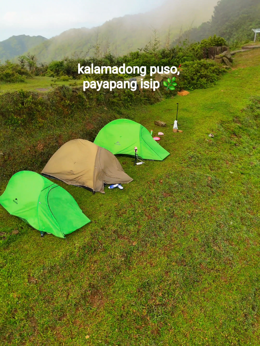 Kapayapaan lang palagi 🌿 #camping #nature 