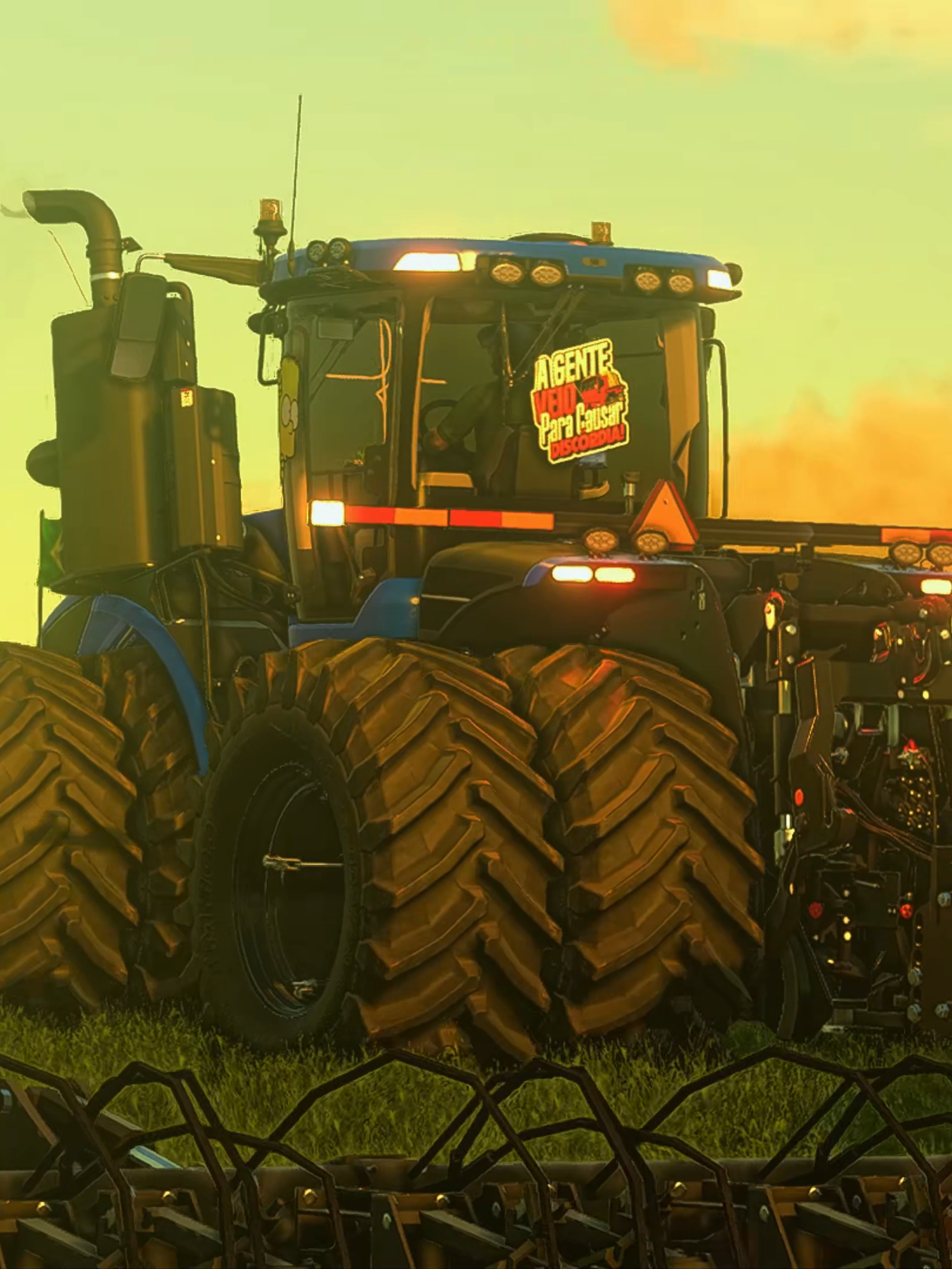 PASSADÃO DE T9 💙#farmingsimulator22 #farmingsimulator