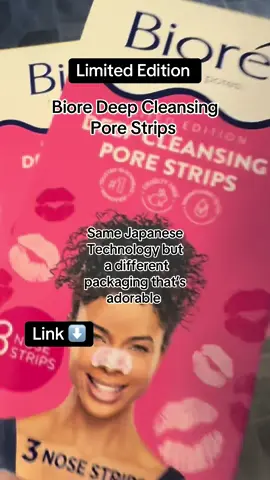 These are absolutely the cutest thing. I absolutely love it when they have a limited edition they are must have. ##biorepartner##porestrip##blackheadextraction##removeblackheadmask##skincare##pores##skin##TikTokShop##tiktokshopfinds##tiktokshopping##musthaves##musttry##limitededition@@Biore Skincare