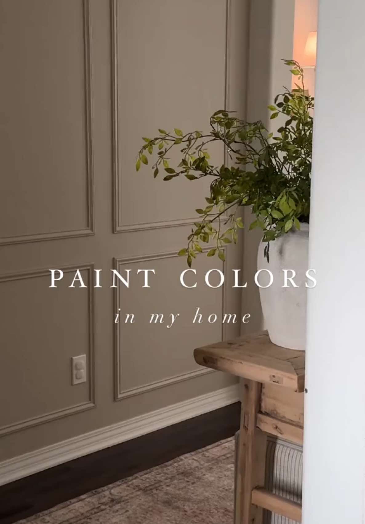 Paint colors in my home 🤍 #paintcolors #neutralpaintcolors #accessiblebeige #behrpaint 