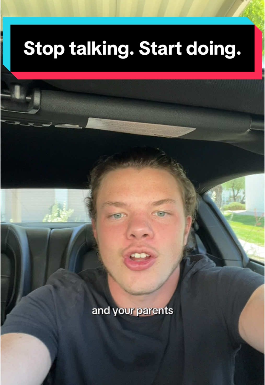 Talking about the thing isn’t doing the thing. #SelfImprovement #genz #stoptalkingstartdoing #takeaction #stoptellingpeopleyourbusiness #realtalk 