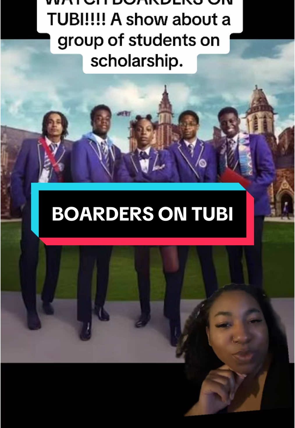 Watch Boarders! #greenscreen #boarders #tubi #tvshow #screen #movies #blacktv #BlackTikTok #school #scholarship #wunmi 