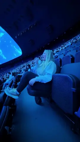 Most realistic movie theater in the world!! 😱👇 Send this to someone who needs to experience this with you! 🤯 📍Location: @spherevegas 🎥 Film: Postcard From Earth 💰 Cost: The price per seat ranges depending on the section of the theater you choose. We saw prices ranging from about $100 to $300. FUN FACTS: 🌐 The Sphere in Las Vegas is one of the most advanced and visually striking entertainment venues in the world. 🗽 It is 366 feet tall and 516 feet wide, making it the largest spherical structure on the planet. It’s tall enough to fit the Statue of Liberty inside with room to spare! 💡 It’s exterior, called the Exosphere, is covered with approximately 1.2 million LED lights, each capable of displaying 256 million colors. This turns the Sphere into a massive, animated digital screen visible from miles away…some even say it’s visible from space. 📺 Inside, there’s a 16K resolution wraparound LED screen (160,000 square feet), which is currently the highest-resolution screen in the WORLD and it’s 100x clearer than today’s best HG TV’s. 🎧 The Sphere uses beamforming audio technology with over 160,000 speakers integrated into the walls and ceilings, allowing for spatialized, ultra clear sound… like 3D audio. It’s the largest concert-grade audio system on Earth. 💺 The venue has about 18,600 seats, many of which are equipped with haptic feedback (they vibrate) and environmental effects (like wind, scents, or temperature changes) making for a a fully immersive experience. This was one of the COOLEST experiences! Save this for your next trip to Las Vegas 🎰🎲♥️🌃 #vegas #lasvegas #vegassphere #sphere #spherelasvegas #spherevegas #lasvegasstrip #movietheater