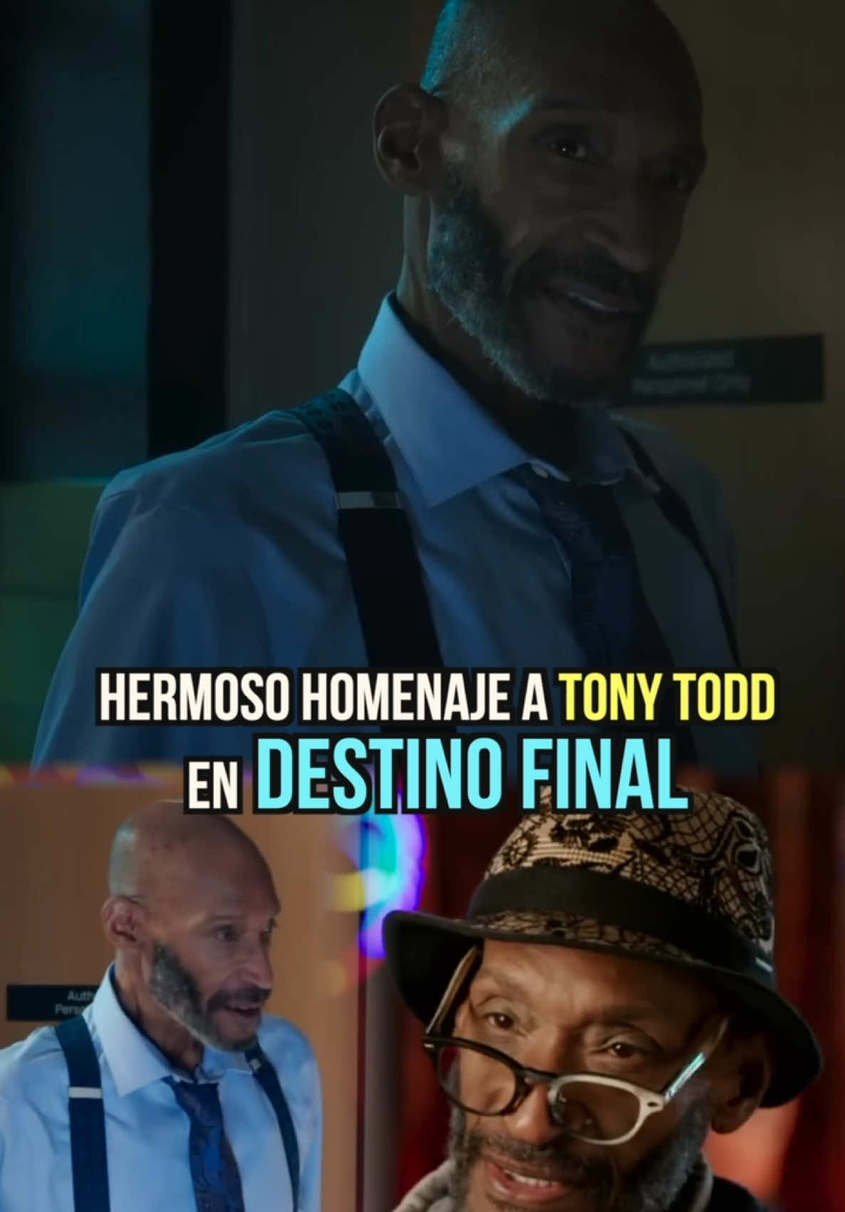 La hermosa despedida de TONY TODD en Destino final #destinofinal #invitadowb #destinofinallazosdesangre #finaldestination #tonytodd 