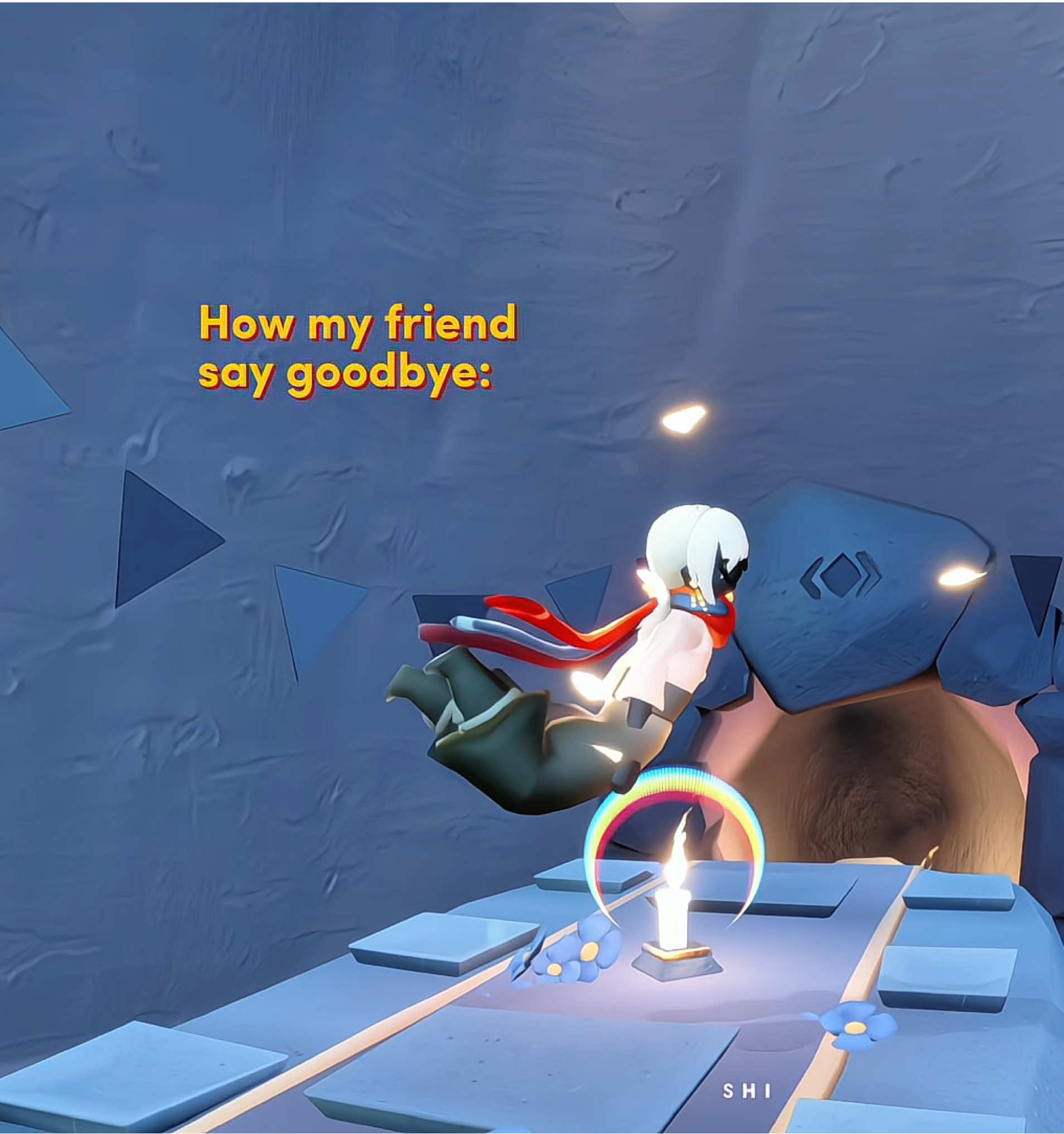 I am that friend 🙂‍↕️  . . #skyほしを紡ぐ子供たち #光遇 #sky光遇 #skychildrenofthelight #skycotl #skycotledit #thatgamecompany 