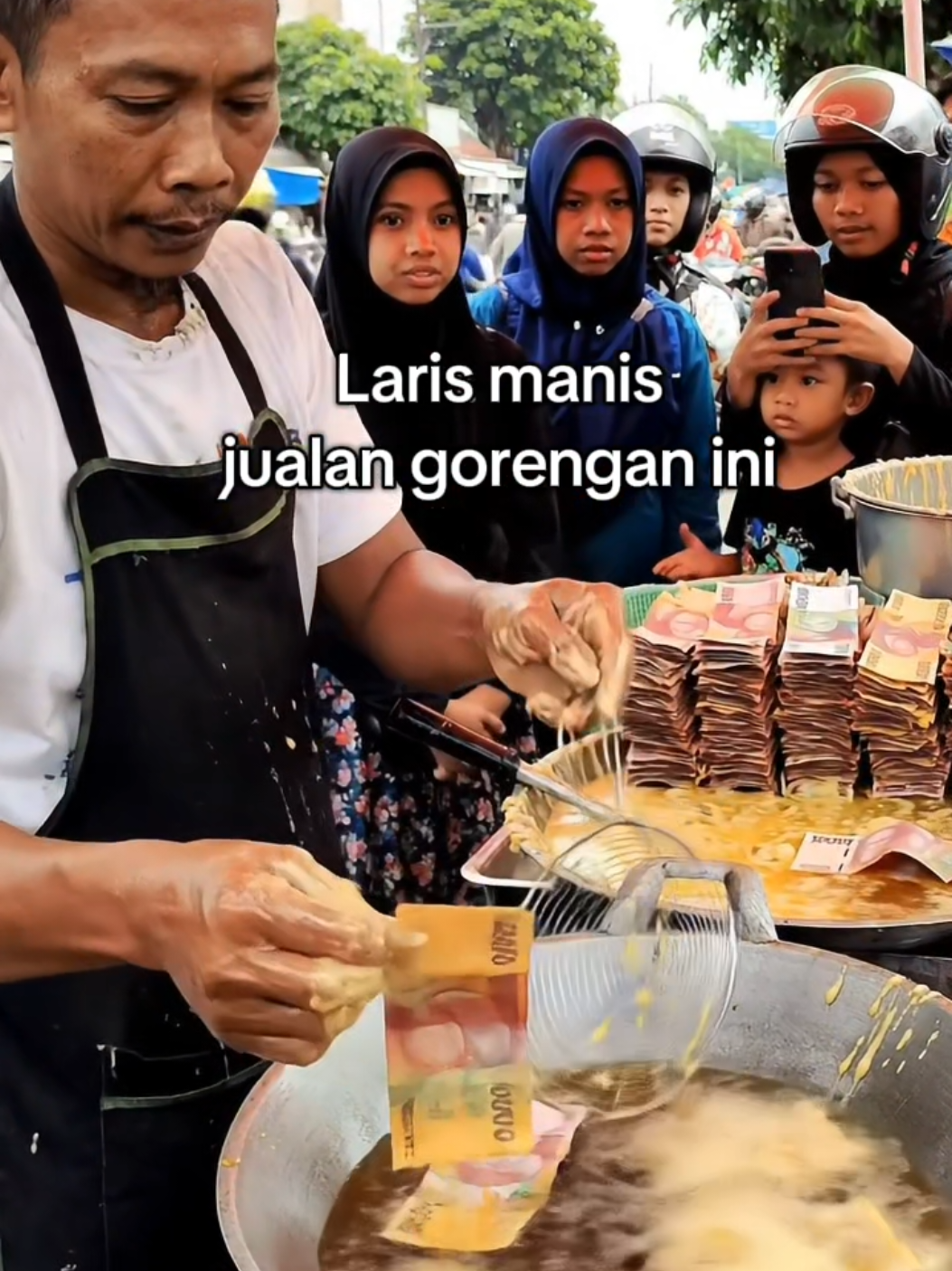 Yuk yang mau order Gorengan nya.. Gorengan uang #gorengan #gorenganuang 
