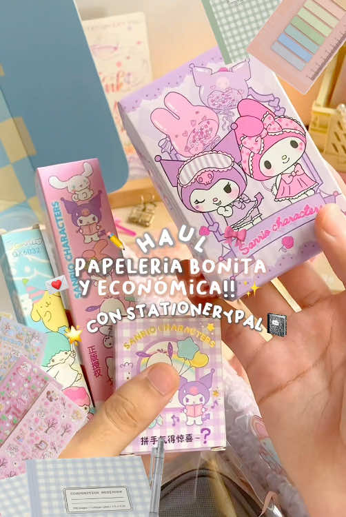 HAUL de #papeleria bonita y económica! 🌟🛒✏️ ¿cual producto les gustó más? ✨  #papeleriabonita #stationery #separadores #stationeryaddict #papeleriakawaii #hauls #unboxing #panama #sanrio #cute #aesthetic #pyf #xyzcba #school #sanriocore #studytok #parati #fyp @stationerypal2 