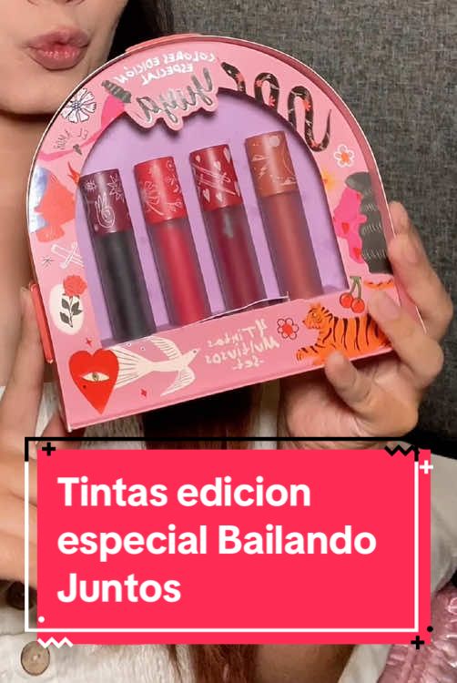 Swatches, primeras impresiones y jugueteo del bonito con el set de tintas edición especial de @Bailando Juntos 🌹✨ Todos los colores son hermosos y muy usables, en definitiva los colores están muy bien curados🫶🏻 #OpinionPersonal #BailandoJuntos #TintasMultiusos #LipTints #HechoEnMexico #Gabyemua #MakeupTok #BeautyTok #TiktokShopHotSaleMX 