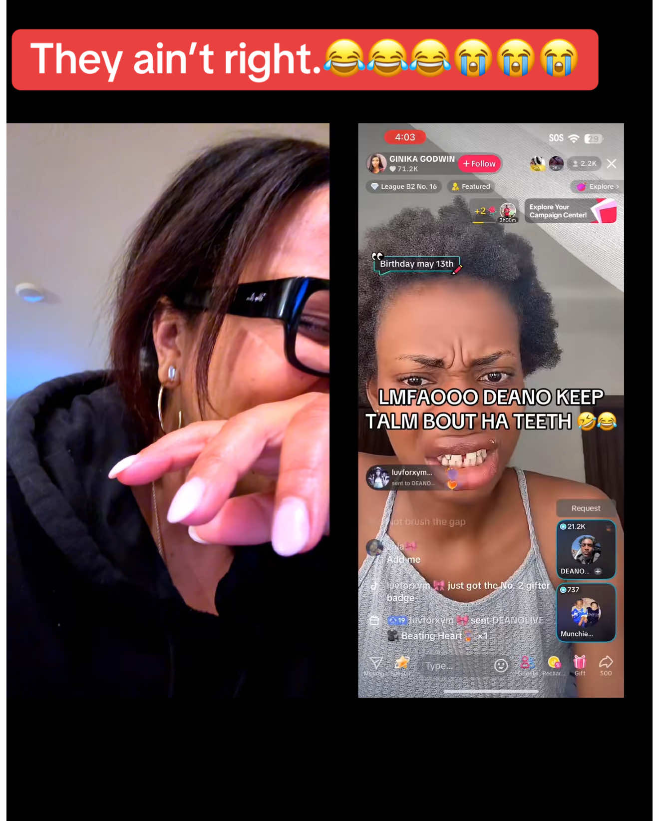 #duet with @secretaccount #fyp not her teeth having two sides of the family, they are wild for that. 😂😂😂😂#ethiopian_tik_tok #oromotiktok❤️💚❤️ #ethiopian_tik_tok🇪🇹🇪🇹🇪🇹🇪🇹 #fypシ゚viral🖤 #fypシ #habeshatiktok #😂😂😂 @ProudFatherOfII @Jamie sometimes @Blessed @Tina @🤎👸🏽soore430❤️ 🌳❤️ 