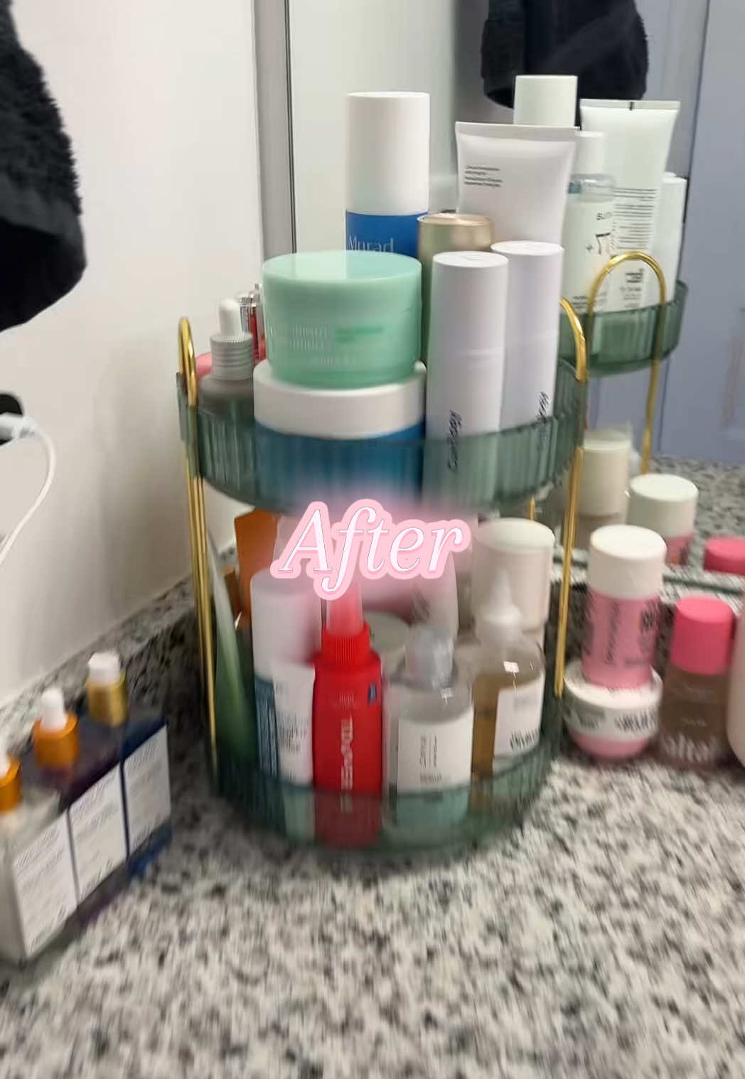 Much needed bc wtf was that mess before😭 #organizer #skincare #makeup 