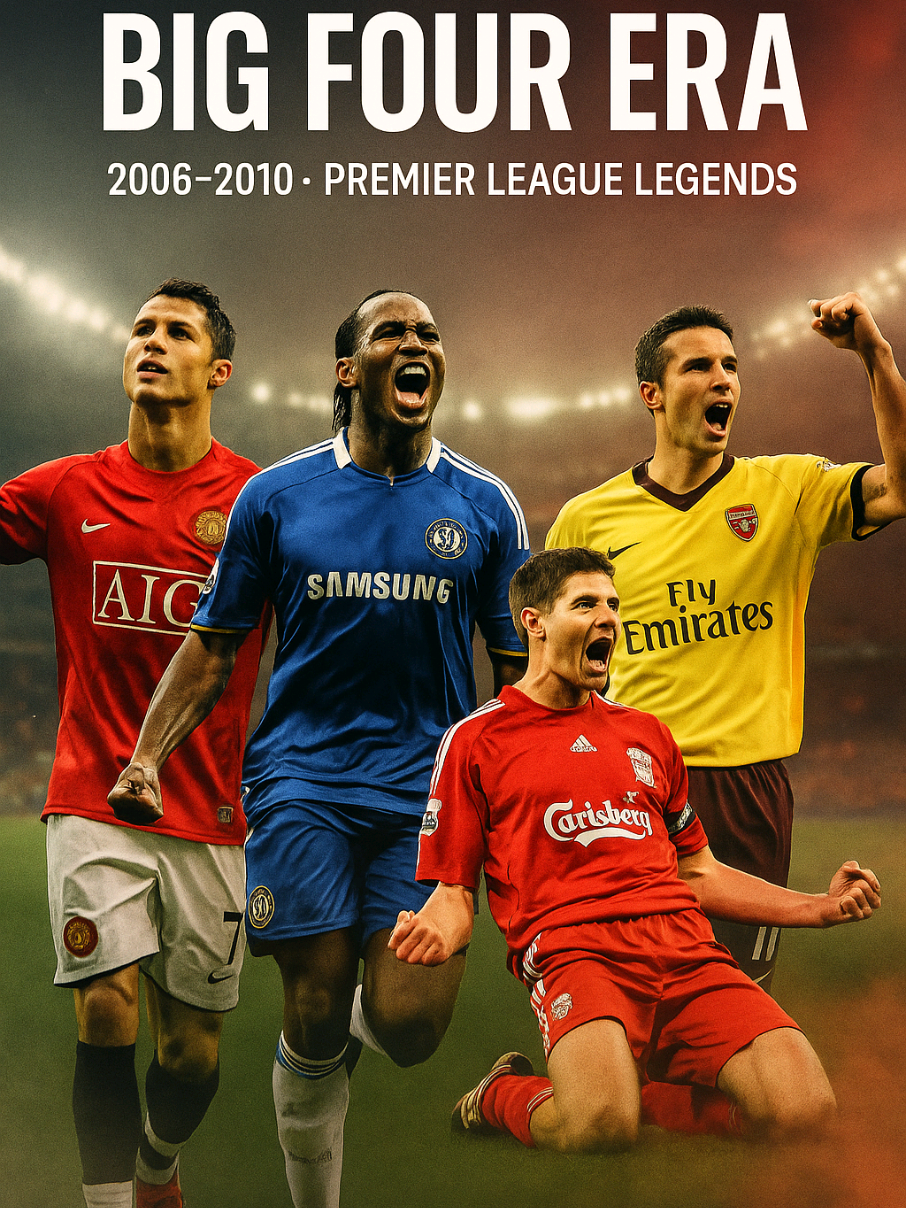 BIG FOUR – Kỷ nguyên vàng son của Premier League #PremierLeague #epl #bigfour #manchesterunited #liverpool #chelsea #arsenal #england #football 