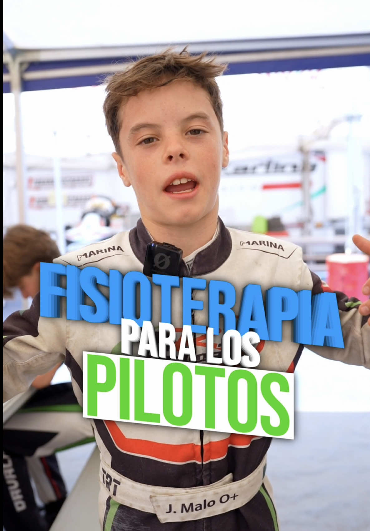 Así es como nos relajamos los pilotos después de una buena carrera 💆🏻‍♂️🙌🏻 #fisioterapia #karting #piloto #competencia 