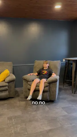 When dad catches you in his chair! #tiktok #funny #fyp #dadsoftiktok 