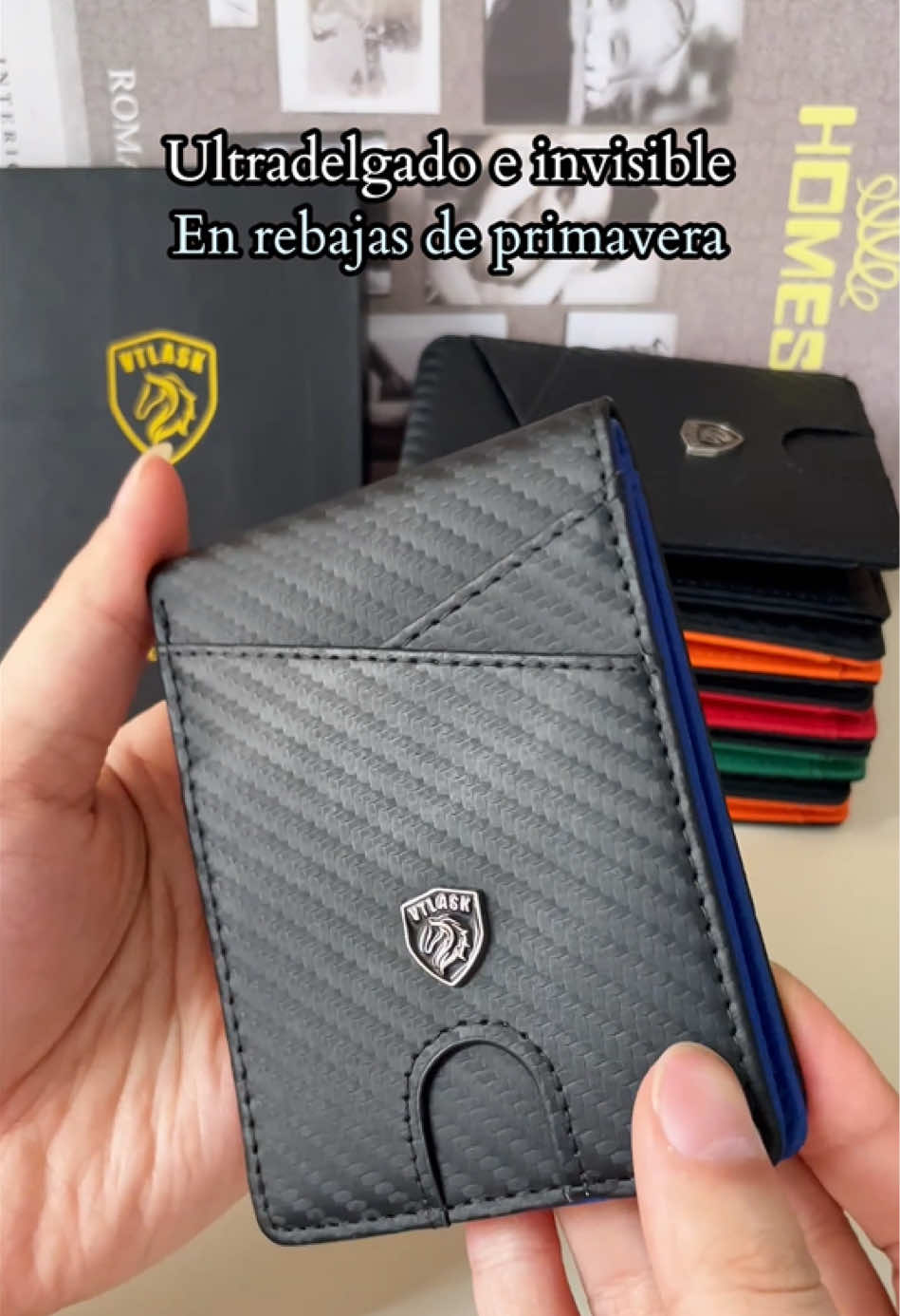 Definitivamente necesitas esto. He experimentado un terrible robo de información.#wallet #menwallet #rfid #tiktokshop #springbreak #gift 