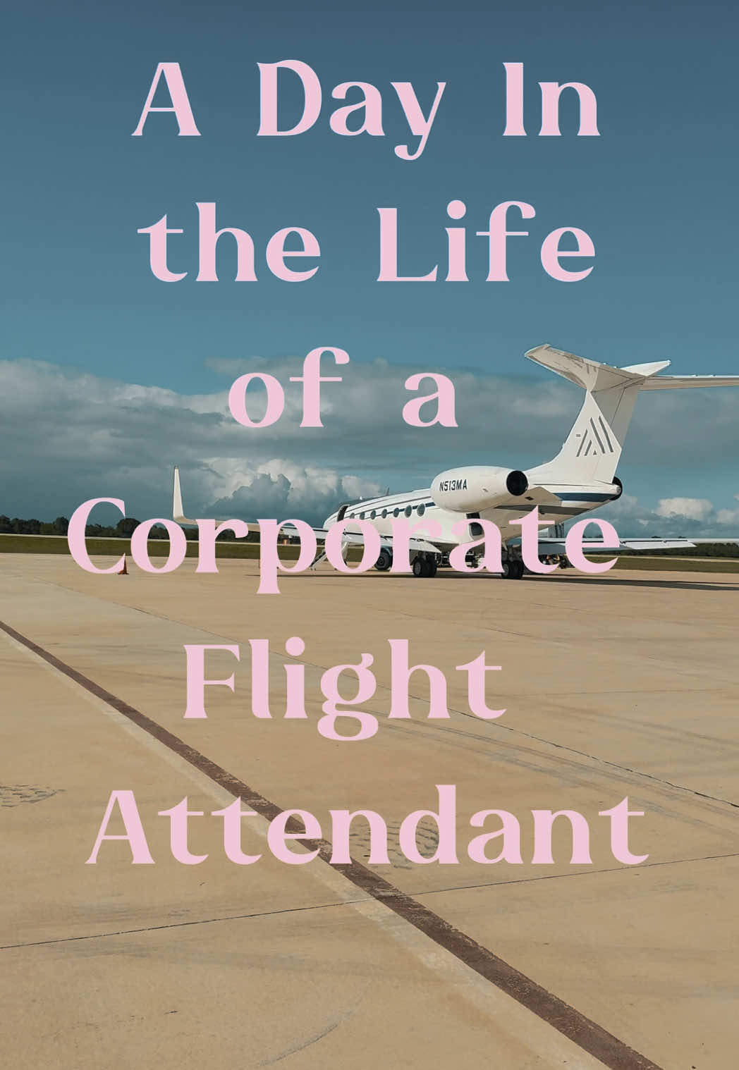 Day trip day in the life 🩷✈️ #corporateflightattendant #flightcrew 
