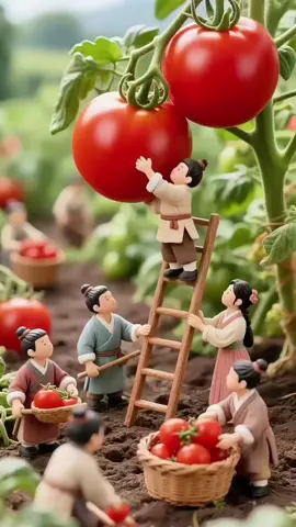 今天吃西红柿炒鸡蛋，你们吃什么？#治愈 #微景观 #可爱到爆炸💥 #也太可爱了吧 #可可爱爱没有脑袋 