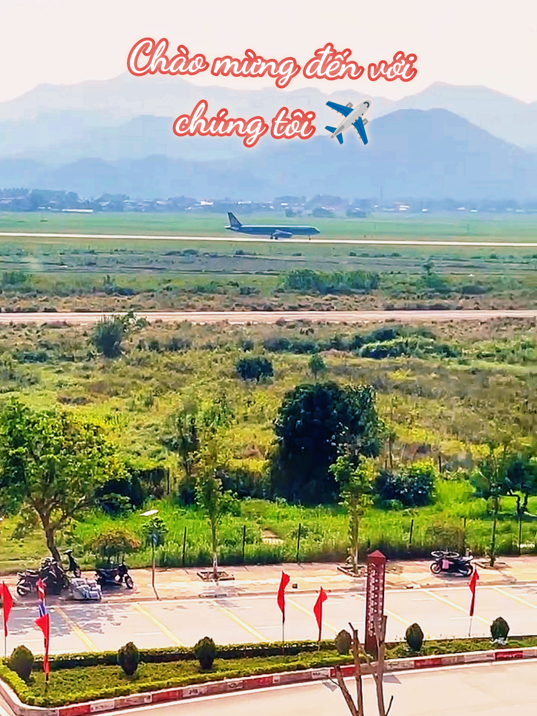 Kính thưa Quý khách: Máy bay của chúng ta vừa hạ cánh xuống Sân bay Điện Biên Phủ, nhiệt độ bên ngoài bây giờ là 28•C, trưa chiều trời nắng, mát mẻ về sáng sớm và tối. Quý khách hãy chuẩn bị tâm hồn đẹp để dạo quanh thành phố Điện Biên Phủ, và nghỉ dưỡng tại Khách sạn Mường Thanh Luxury Điện Biên.  #LuxuryDienBien #dienbien #muongthanh #xuhuong 