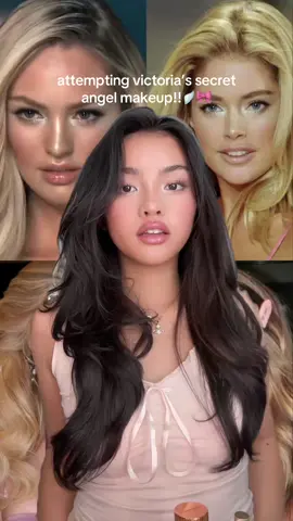 Trying Victoria’s secret Angel makeup!!! how did i do?!!#victoriassecret #angelmakeup #victoriasecretangel #modelmakeup #sephora #makeuptutorial 