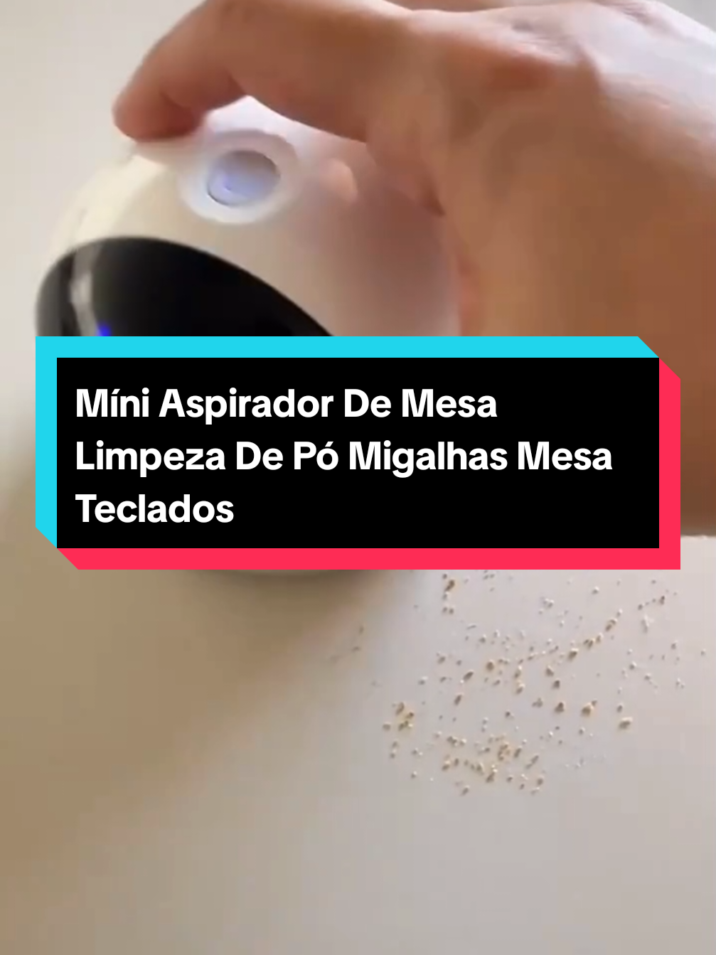 Míni Aspirador De Mesa Limpador De Pó Ideal Para Limpeza De Migalhas Mesa Teclados GARANTA O SEU AGORA #tiktokshopchegou #tiktokshop #achadinhos 