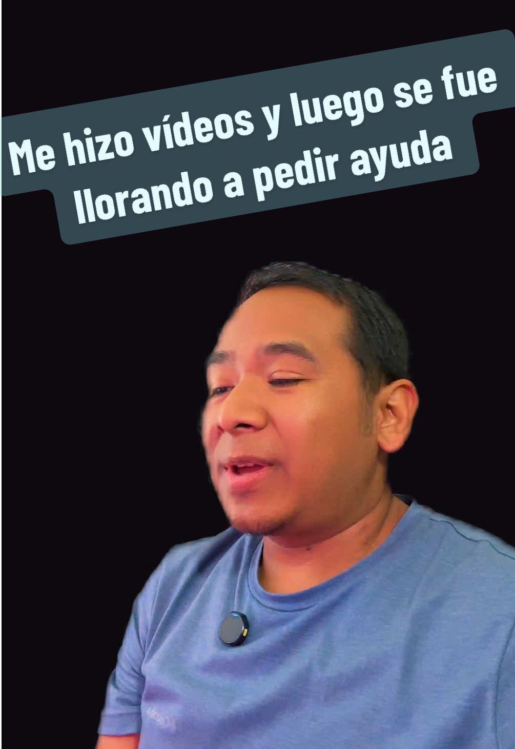 Mi historia con un creador de contenido que salió llorando a buscar apoyo con gente que me conoce 😂😂😂. 