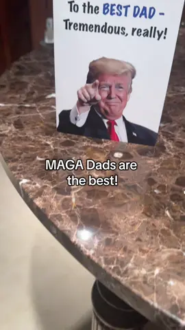Number one president for my number one Dad! 🇺🇸😂💪🏼
