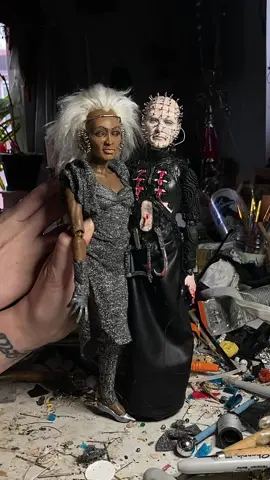 Pinhead shipped out this morning so I’m looking at pictures of him like a toxicly clingy mom who just sent her kid to college or something, the mourning is REAL. Here he was on the day he met Tina Turner, he was too cool to show it but he was really thrilled, he asked for the video, total fanboy move (I’m his mother, it’s my job to embarrass him). Anyway, yes I have a really healthy relationship with my work. #hellraiser #pinhead #tinaturner #madmax #unlikelyfriends #horrormovie #handmade #portrait #handsomedevilspuppets #friends 