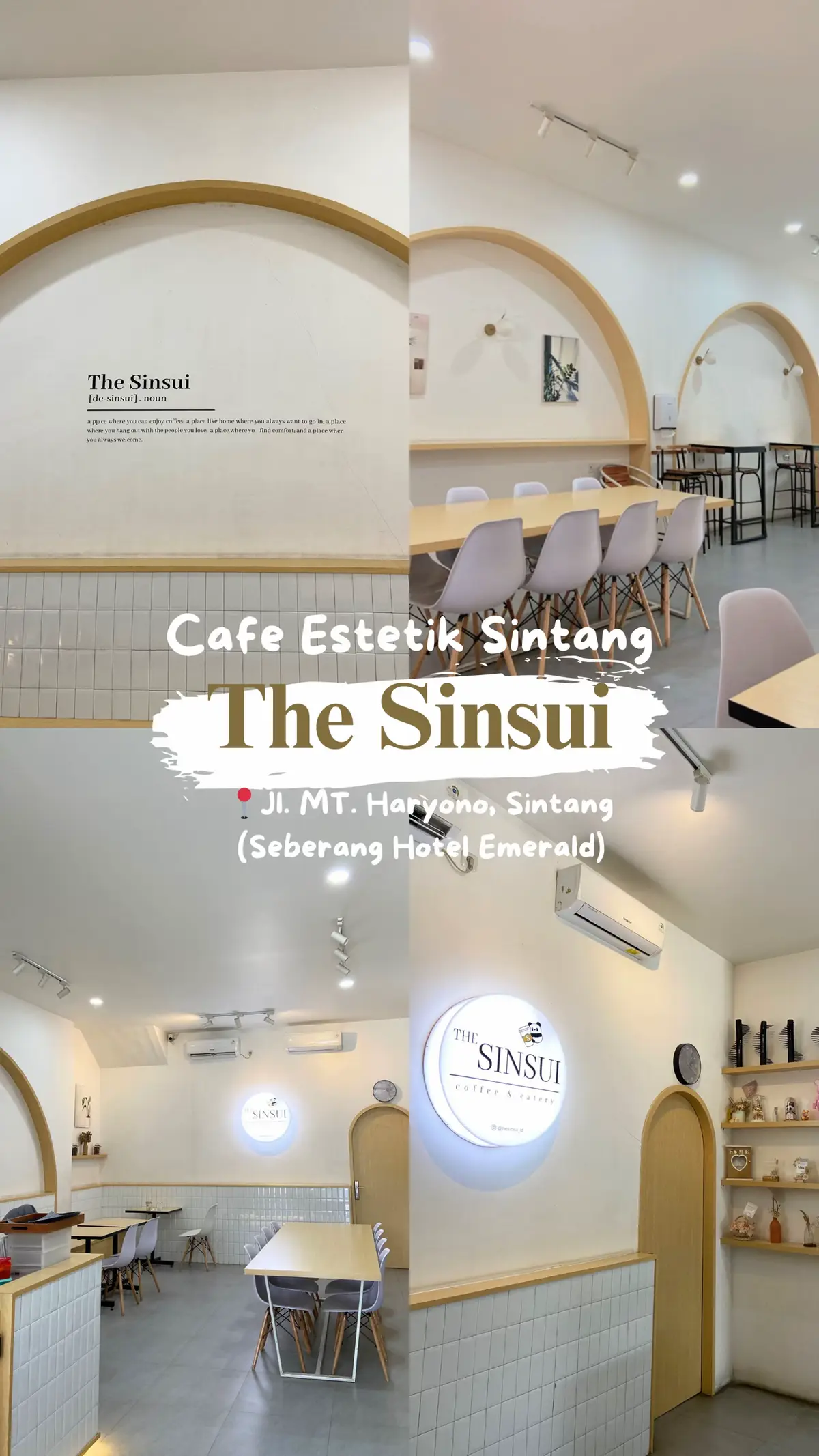 Salah satu cafe estetik di Sintang: The Sinsui ✨ 📍Lokasi : Jl. MT Haryono, Sintang. (Seberang Hotel Emerald atau sampingnya Happy Baby) #sintang #sintangkalimantanbarat #cafesintang #jajansintang #tempatnongkrongsintang 