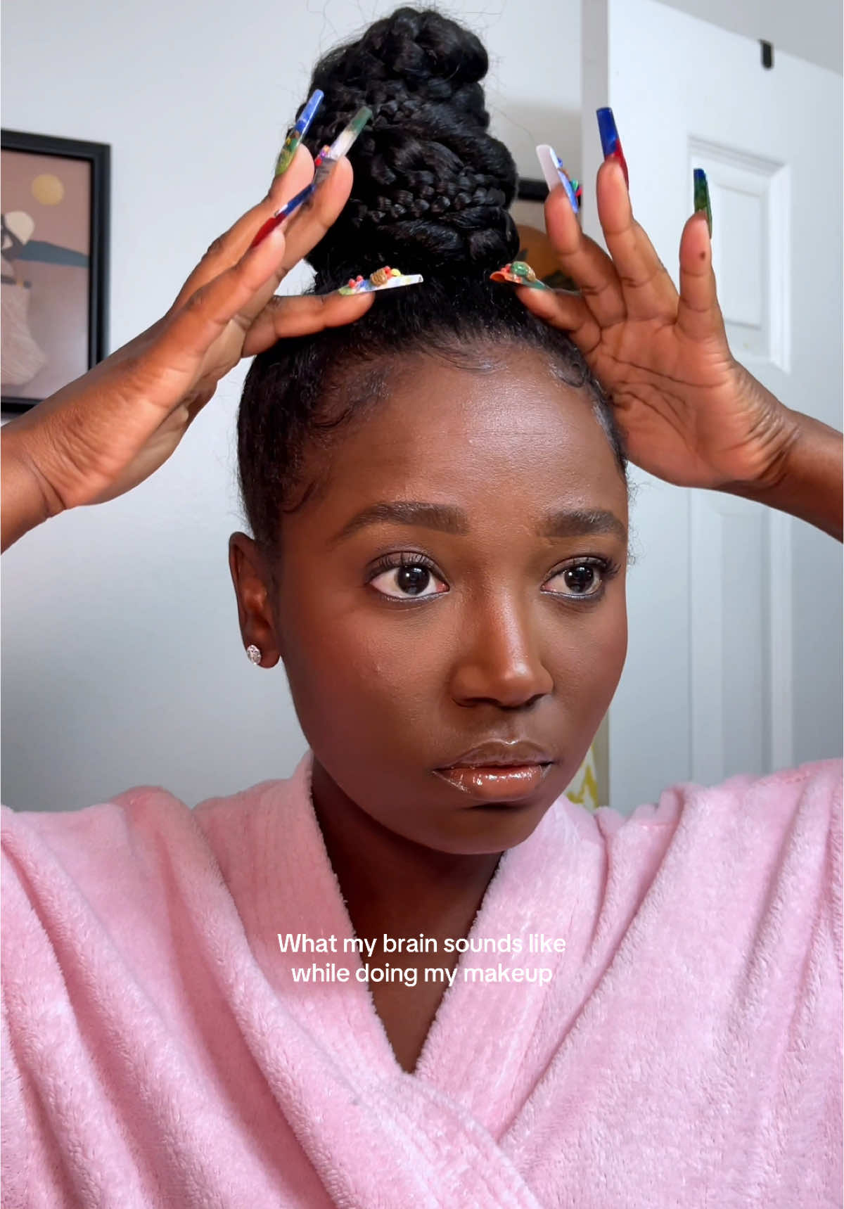#blackgirlmakeup #everydaymakeup  #brownmakeup  #foryou #fypシ 