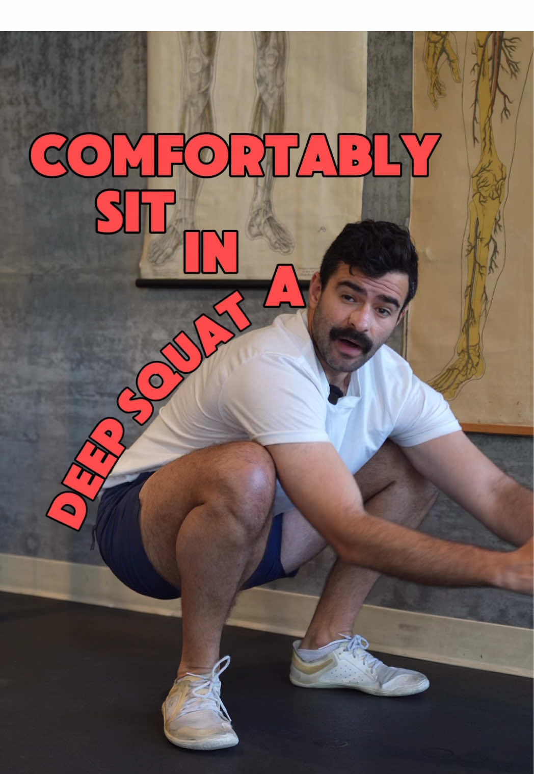 Being mobile after 30 means sitting cross-legged and holding a deep squat without pain. If you can't do either, start here 3x/week: • Banded Hip Flexor Stretch – 10 reps + 1-min hold/side • Wall-Supported Hip CARs – 12/side • Assisted Deep Squat Hold – 1 min #hipmobility #mobilityroutine #mobiltiytraining #mobility #mobilitytest #30s #millenials #prehab #fyp 