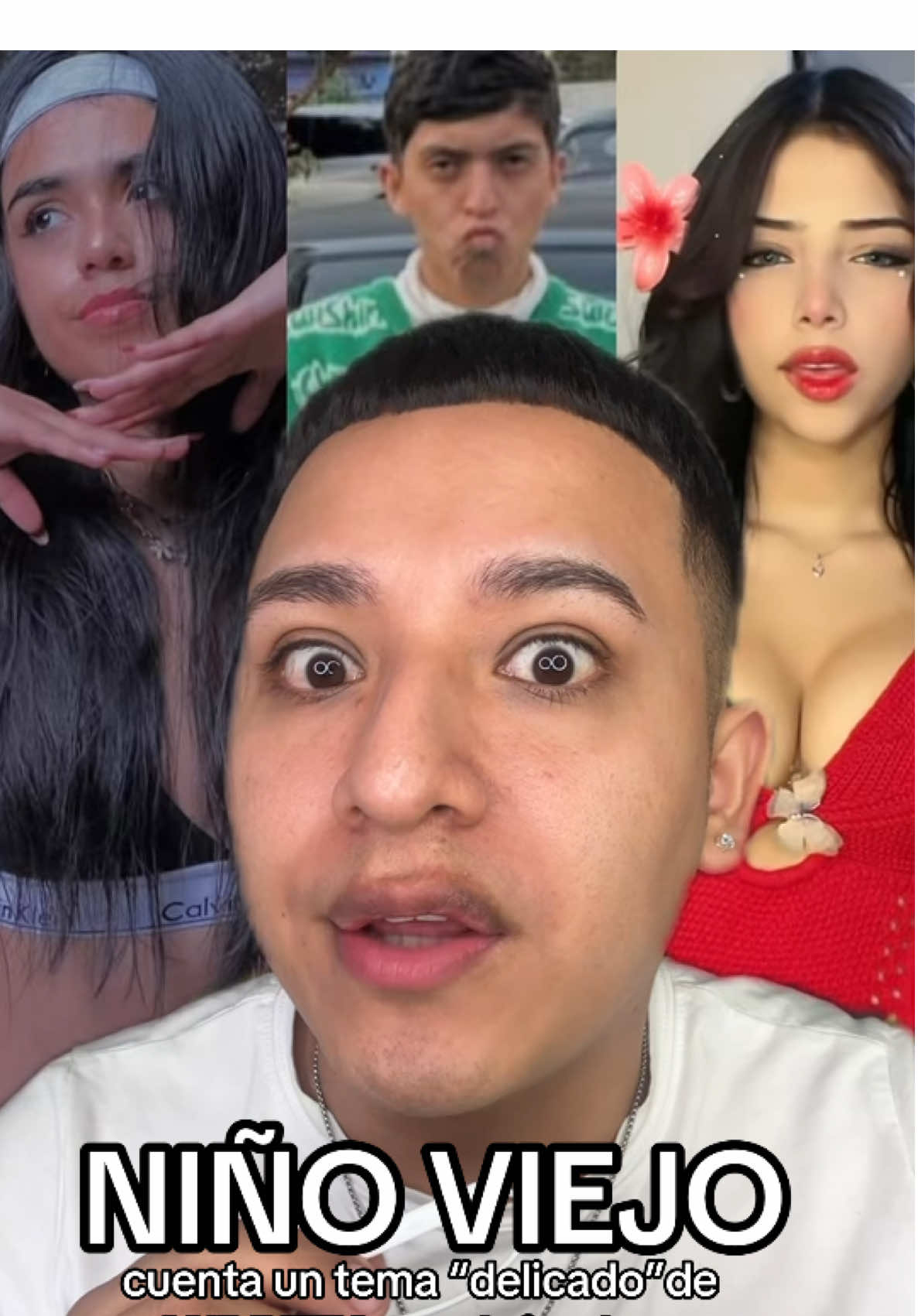 QUE OPINAN USTEDES?? #carlitostv #andrea #niñoviejo #airita   