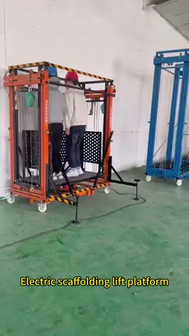 #liftingplatform #warehouse #household electric scaffolding lift #customized 