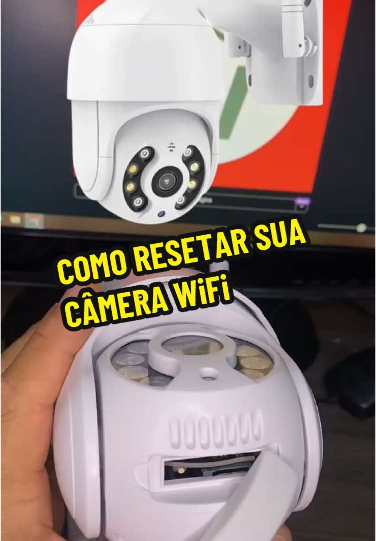Como resetar e configurar a camera Wifi#icsee #camerawifi #camerawfi 
