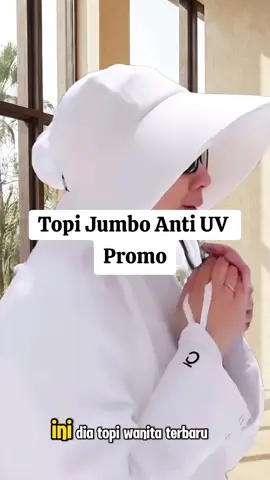 Topi Anti UV Matahari promo 37.500 #topiantiuv #topiumroh #topiwanita #topihaji #topi 