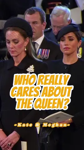 If you saw Kate and Meghan’s faces at the Queen’s funeral, you’d understand why the Queen favored Kate over Meghan.#celebrity #royalfamily #katemiddleton #meghanmarkle #queenelizabeth #fyp #royal #queen 