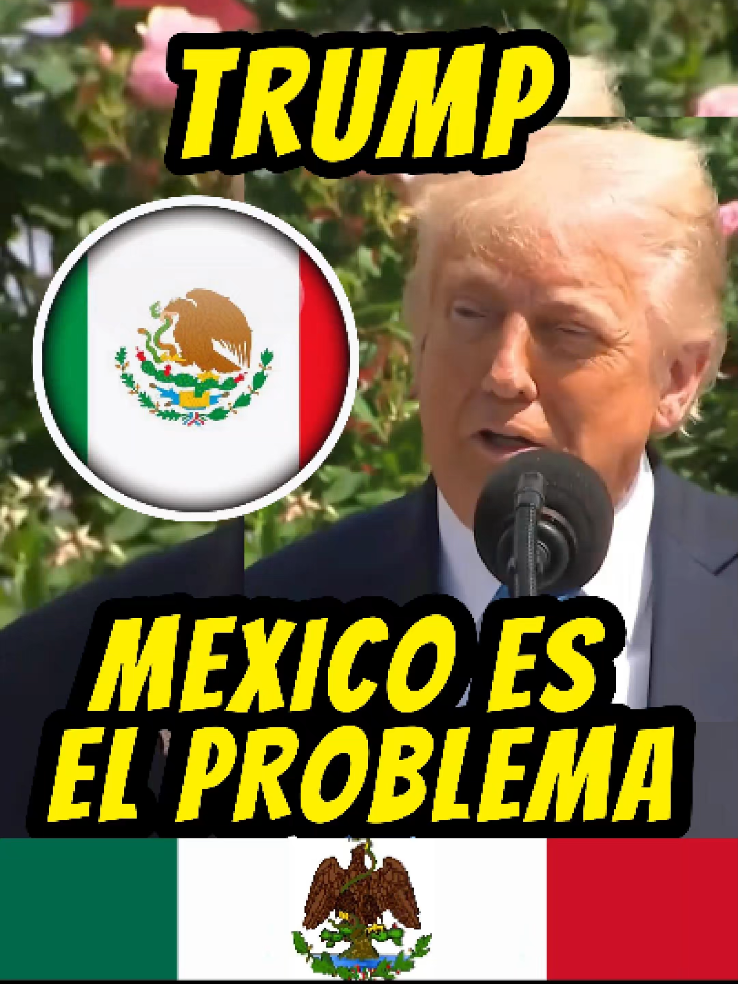 Trump dice que México es el gran problema de todo #noticiasmexico #claudiasheimbaum #donaldtrump #ejercitomexicano #mexico #estadosunidos🇺🇸 #vladimirputin👑 #trump #news #putin #noticias