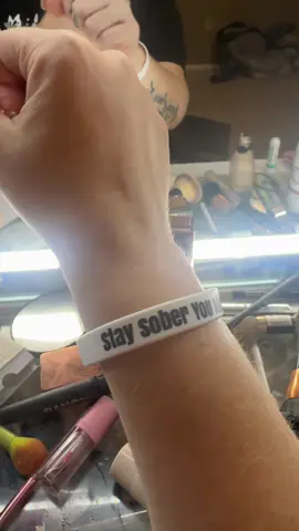 Love this wristband #fyp #recoveryispossible #recoverytok #recoveryisbeautiful #staysober #WeDoRecover 