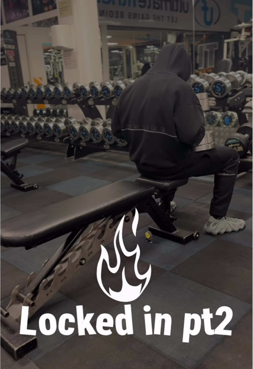 Locked in pt2🔒 #lockedin #gym #GymTok #fyppp #gymprogess #viral