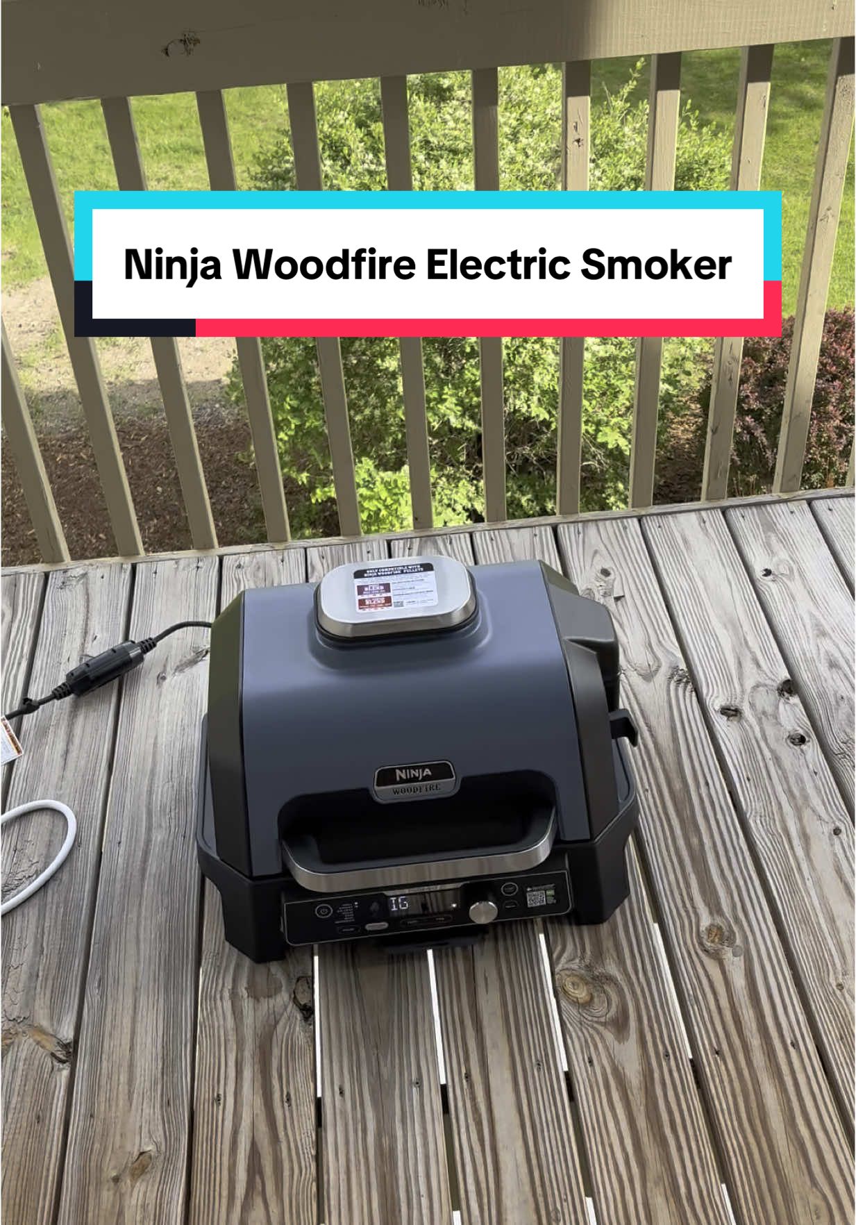 Your tastebuds will thank you! Ninja Woodfire Grill and Smoker. #ninja #ninjakitchen #ninjafoodi #electricgrill #ninjasmoker #smokergrill #TikTokShop #grilling #cooking #cheflife #cheftok @Ninja Kitchen 