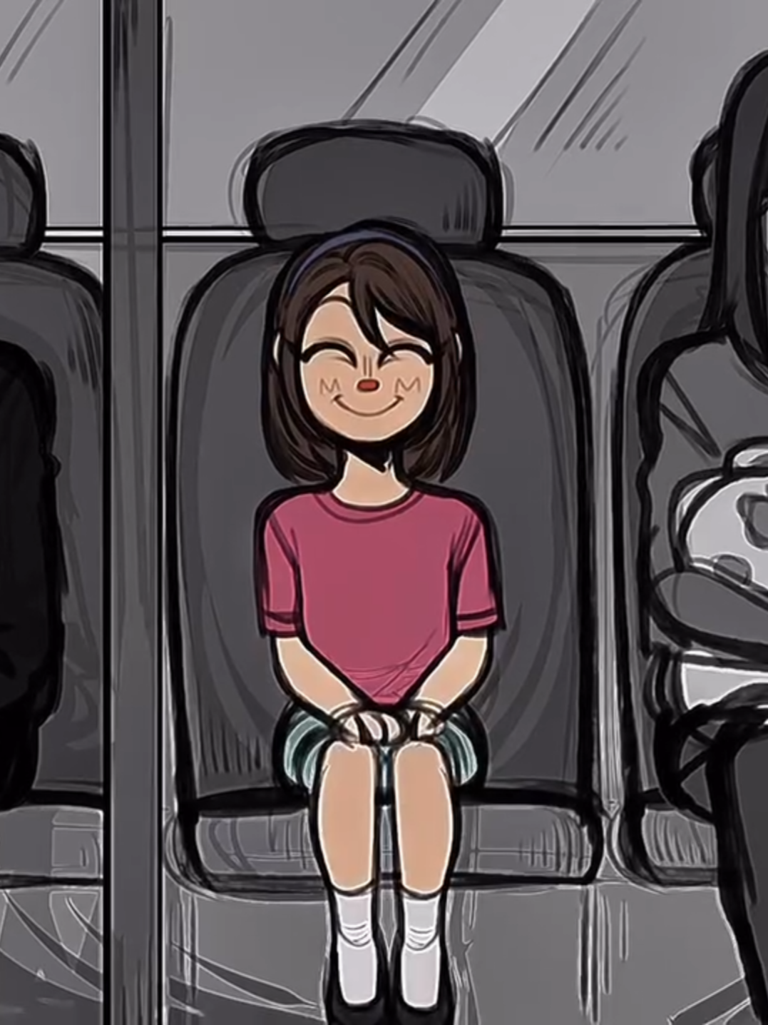 Mi primera experiencia de acoso fue A mis 8-9 años, Lo comparto por que se que Muchos hemos pasado por algo similar. La ropa no es el problema #acosocalejero #criticasocial #myartstyle