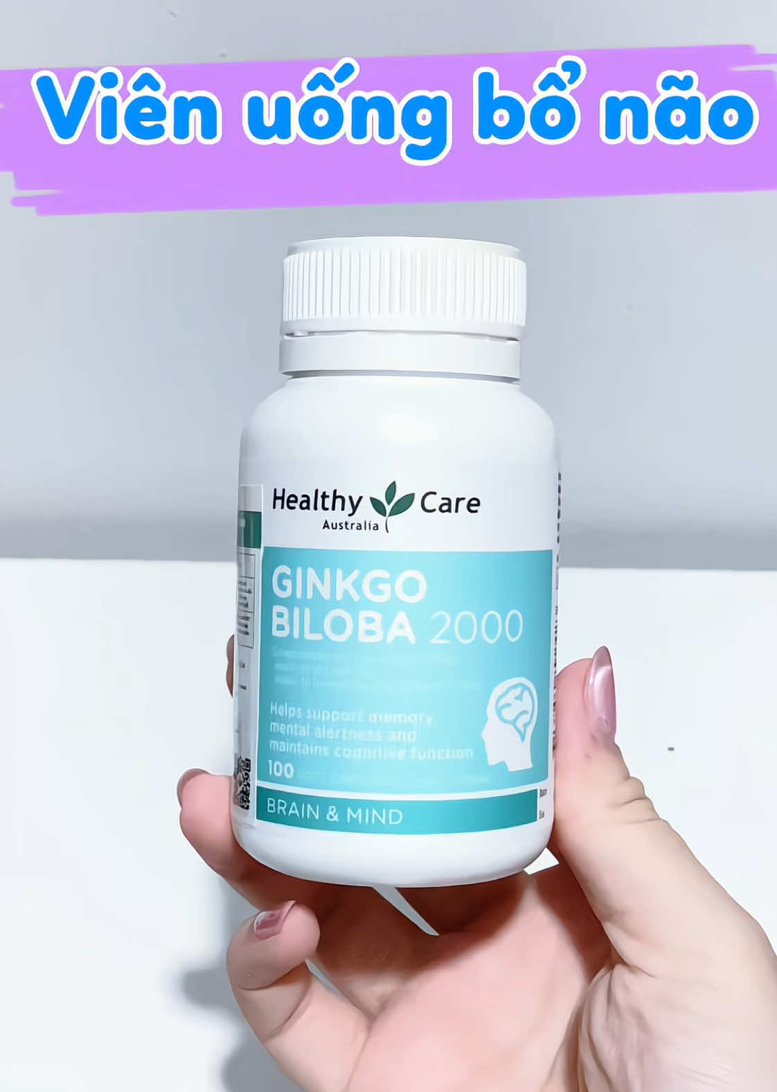 Não cá vàng như Phun thấy trí nhớ mình được cải thiện luôn đó😎 #HealthyCare #Ginkgo #ginkhobiloba #healthycarevnchinhhang 