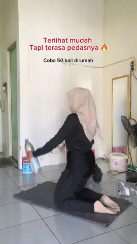 Coba dirumah, hanya dengan botol , yang mau lebih berat busa disiii pasir #olahraga #workoutroutine #workouttips #homeworkout #workoutmotivation 