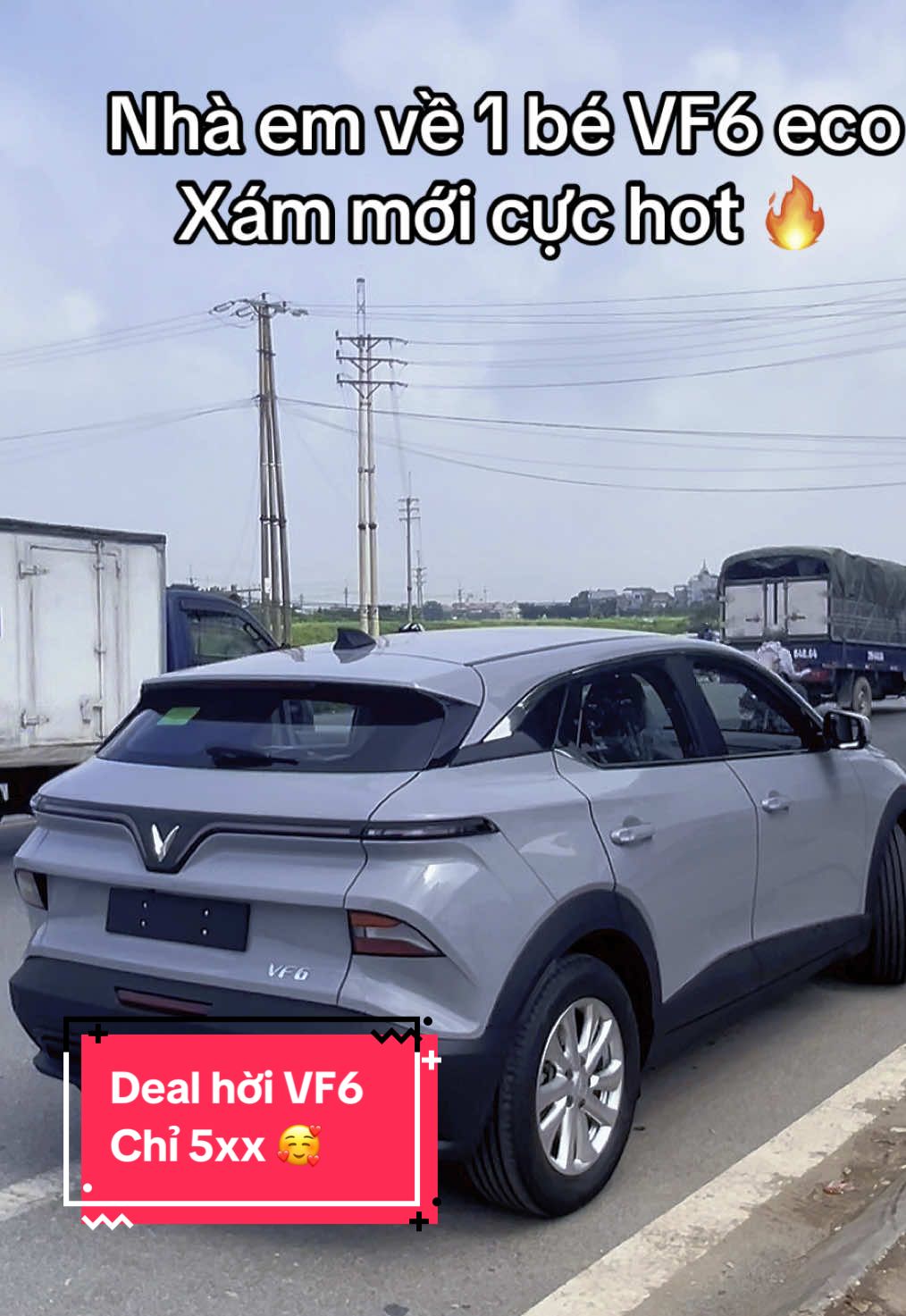 Thời điểm vàng để các bác chốt VF6 áp dụng chính sách. Nhận xe ngay chỉ 5xx đã lăn bánh #VinFast #vf6 #VinFast #vf6eco #viral #VinFastVN 