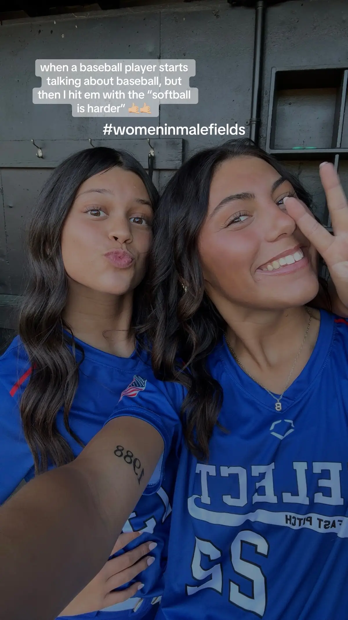 not a chance #softball #fypシ #viral #godisgood 