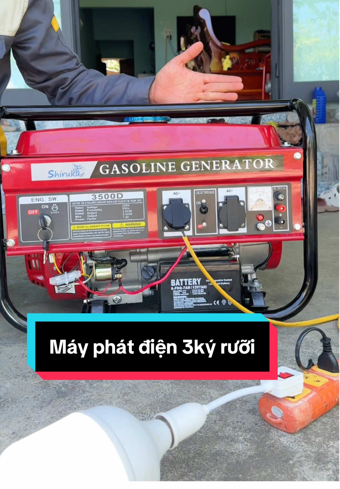 Máy phát điện cho gia đình phòng ngừa cúp điện#tranhongstore #mayphatđien#mayphatđienchogiadinh#mayphatdien3kyruoi
